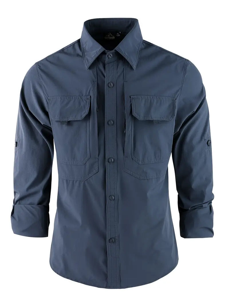 Men's Long Sleeve Cargo Shirt